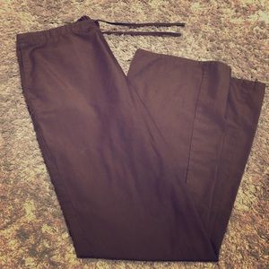Brown scrub pants size xs